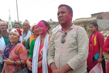 भारत्तोलनकी खेलाडी सञ्जुको निधनप्रति राप्तीसोनारी अध्यक्षका उम्मेदवार पौडेलद्वारा दुःख ब्यक्त
